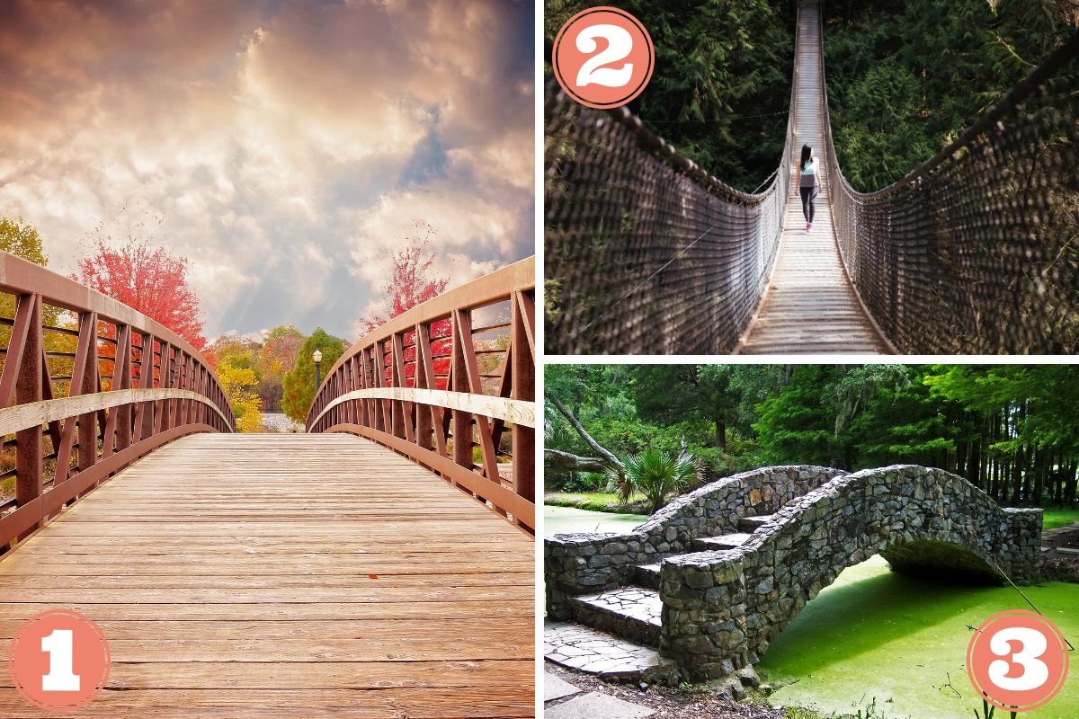 Test osobnosti: 3 mosty odhaľujú vašu cestu k dosiahnutiu vašich snov